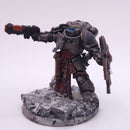 Warhammer 40K: Space Marines Lieutenant with Storm Shield Iron Warriors BJ105