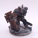 Warhammer 40K: Space Marines Lieutenant with Storm Shield Iron Warriors BJ105