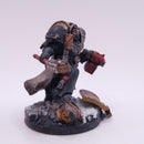 Warhammer 40K: Space Marines Converted Chaplain in Terminator Armour Iron Warriors BI011
