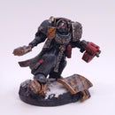 Warhammer 40K: Space Marines Converted Chaplain in Terminator Armour Iron Warriors BI011