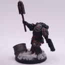 Warhammer 40K: Space Marines Converted Chaplain Iron Warriors AW244