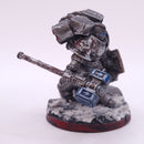 Warhammer 40k: Space Marines Converted Captain with Jump Pack and Relic Shield  Magnitized Iron Warriors  BP146