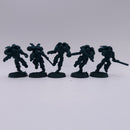 Warhammer 40k: Space Marines Dark Angels Assault Squad with Jump Packs BJ177