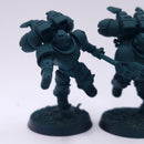 Warhammer 40k: Space Marines Dark Angels Assault Squad with Jump Packs BJ177