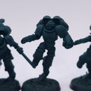 Warhammer 40k: Space Marines Dark Angels Assault Squad with Jump Packs BJ177