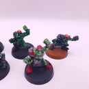 Bloodbowl Goblins x6 Metal - Painted AH151