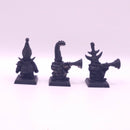 Warhammer the Old World Chaos Dwarfs with Blunderbuss x3 Metal AJ077