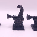 Warhammer the Old World Chaos Dwarfs with Blunderbuss x3 Metal AJ077