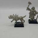 Warhammer Mordheim Witch Hunter Priest and Dogs - Metal OOP BN044