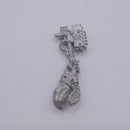 Warhammer 40k: Metal Ork Warboss with Chain Axe 3rd Edition AJ235