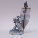 Warhammer 40k: Space Marines Ancient in Terminator Armour Conversion Dark Angels AQ116