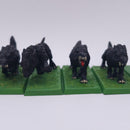 Warhammer Fantasy: Metal Undead Dire Wolves BO107