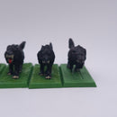 Warhammer Fantasy: Metal Undead Dire Wolves BO107