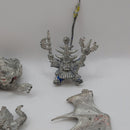 Warhammer Fantasy Chaos Dwarf Sorcerer on Lammasu - Metal BI123