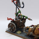 Warhammer the Old World Orcs and Goblins Boar Chariot - Painted AJ087