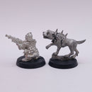 Warhammer Old World: Dwarf Thunderer Rifleman And Mordheim Dog BR200
