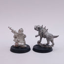 Warhammer Old World: Dwarf Thunderer Rifleman And Mordheim Dog BR200