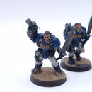 Warhammer 40k: Space Marines Metal Ultramarines Scout Squad BH030