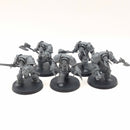 Warhammer 40k Chaos Space Marines Terminator Squad with Red Corsiar upgrades AW017
