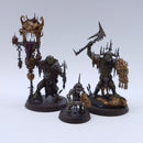 Warhammer AoS: Orruk Warclans Kruleboyz Killaboss and Murknob with Belcha-banna BN092