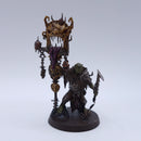Warhammer AoS: Orruk Warclans Kruleboyz Killaboss and Murknob with Belcha-banna BN092