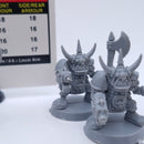 Warhammer 40k: 2nd Edition Ork Boys and Cardboard Ork Dreadnought AF107