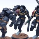 Warhammer 40k: Space Marines Blood Angels Assault Intercessors with Jump Packs Painted BP156