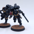 Warhammer 40k: Space Marines Blood Angels Assault Intercessors with Jump Packs Painted BP156