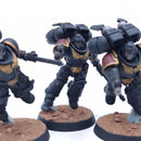 Warhammer 40k: Space Marines Blood Angels Assault Intercessors with Jump Packs Painted BP157
