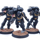 Warhammer 40k: Space Marines Blood Angels Assault Intercessors with Jump Packs Painted BP157