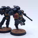 Warhammer 40k: Space Marines Blood Angels Assault Intercessors with Jump Packs Painted BP157