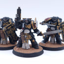 Warhammer 40k: Space Marines Blood Angels Bladeguard Veterans Painted BP170