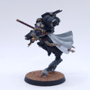 Warhammer 40k: Space Marines Blood Angels Captain with Jump Pack Painted BP155