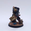 Warhammer 40k: Space Marines Blood Angels Terminator Chaplain Painted BP171
