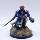 Warhammer 40k: Space Marines Ultramarines Terminator Captain and Librarian Painted BJ176