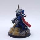 Warhammer 40k: Space Marines Ultramarines Terminator Captain and Librarian Painted BJ176