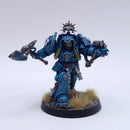 Warhammer 40k: Space Marines Ultramarines Terminator Captain and Librarian Painted BJ176
