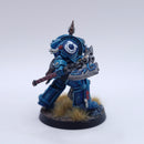 Warhammer 40k: Space Marines Ultramarines Terminator Captain and Librarian Painted BJ176