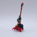 Warhammer Old World: Forest Goblin Spider Rider Standard Bearer 1992 Painted BR086