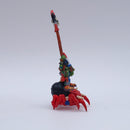 Warhammer Old World: Forest Goblin Spider Rider Standard Bearer 1992 Painted BR086