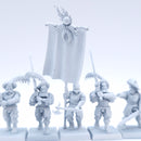 Warhammer Old World: Empire Captain of The Empire with Greatswords BO124