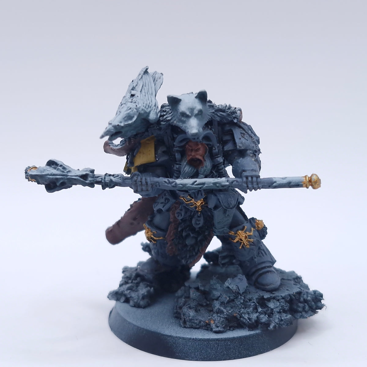 Warhammer 40k: Space Marines Space Wolves Njal Stormcaller in Terminator Armour BR074