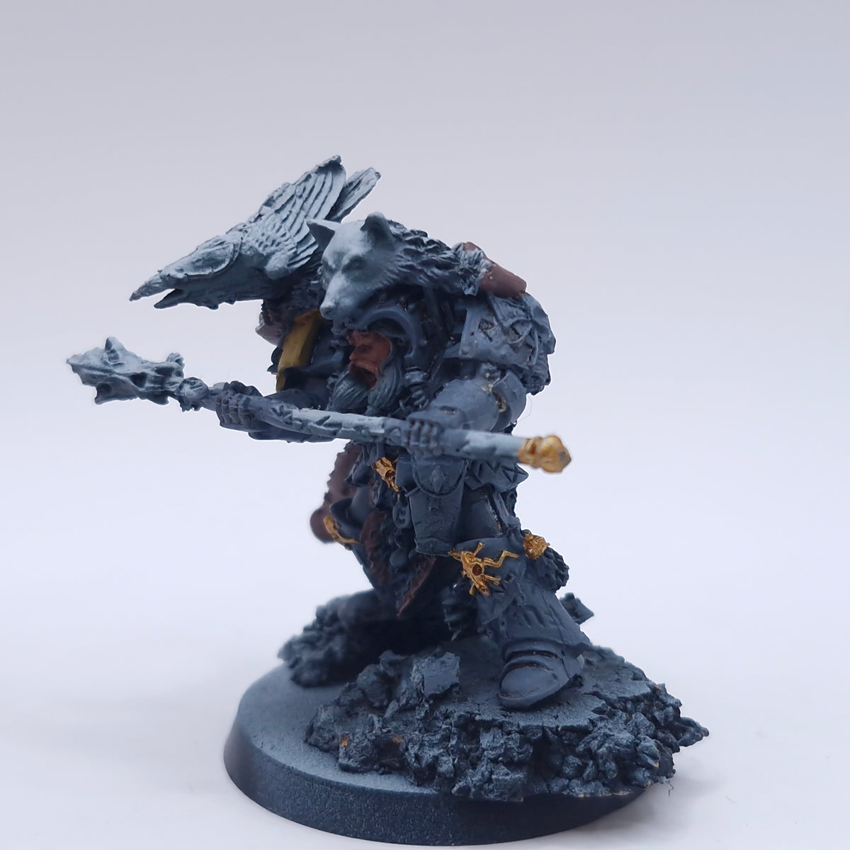 Warhammer 40k: Space Marines Space Wolves Njal Stormcaller in Terminator Armour BR074