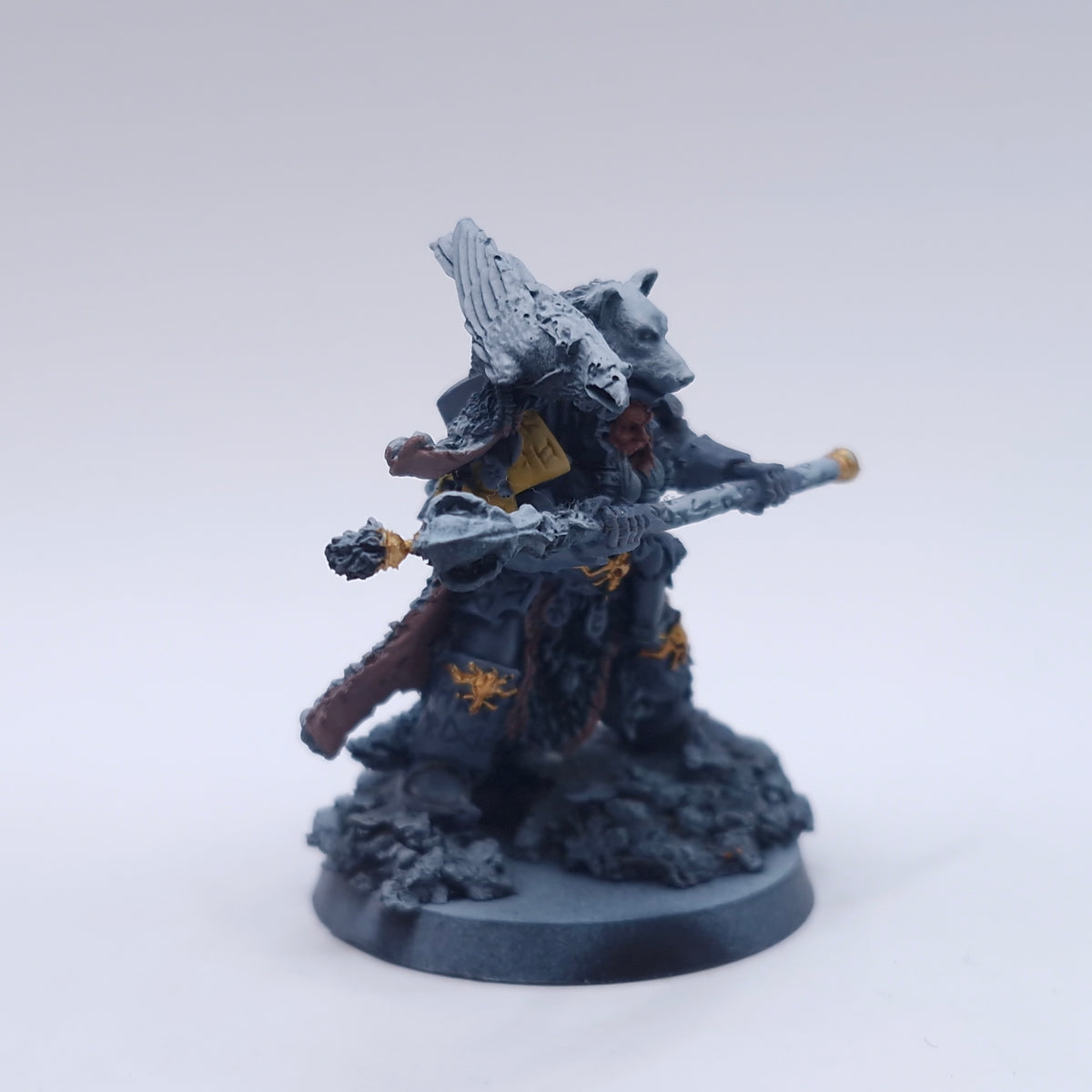 Warhammer 40k: Space Marines Space Wolves Njal Stormcaller in Terminator Armour BR074