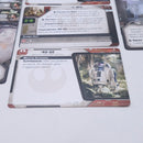 Star Wars Legion: Leia Organa with C-3PO and R2D2 Cards AT110