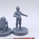 Star Wars Legion: Leia Organa with C-3PO and R2D2 Cards AT110