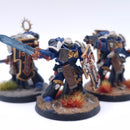 Warhammer 40k: Space Marines Bladeguard Veterans Painted BJ096