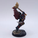 Warhammer 40k: Space Marines Blood Angels Chaplain With Jump Pack Well Painted BI048