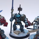 Warhammer 40k: Grey Knights Space Marines Grey Knights Brotherhood Terminator Squad Well Painted AM004