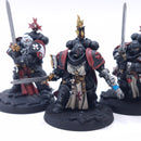 Warhammer 40k: Space Marines Black Templars Sword Brethren Painted BJ090